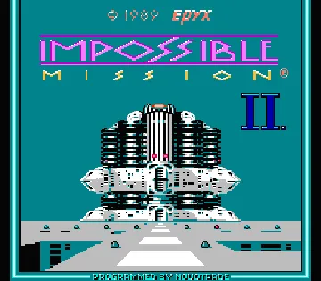 Impossible Mission II (USA) (Unl) screen shot title